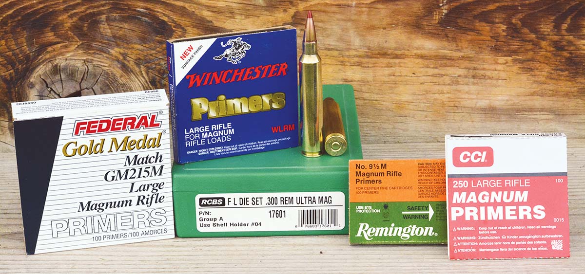 Federal Gold Medal Match GM215M primers offer the lowest extreme spreads and are the least temperature sensitive when compared to other large rifle magnum primers.